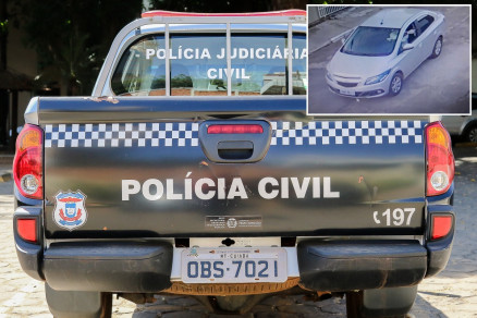 Cmera registrou momento em que condutor de Prisma atira em Sindicato (detalhe)