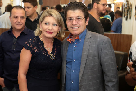 A senadora Selma Arruda e o ex-deputado Victrio Galli
