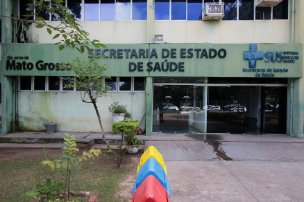 A sede da Secretaria de Estado de Sade, no Centro Poltico e Administrativo