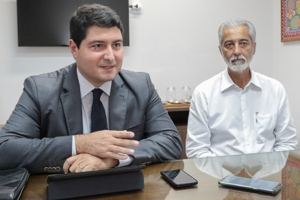 O advogado Andr Luiz Cardozo Santos e o mdico Arilson Arruda 