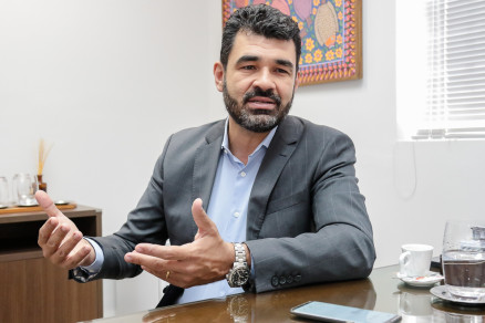 O secretrio de Infraestrutura, Marcelo Duarte