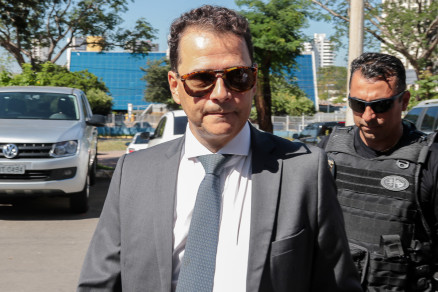 O empresrio Eder Pinheiro, que foi para o Centro de Custdia da Capital