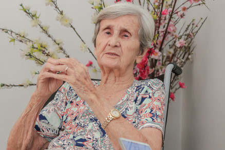 Maria Benedita Martins de Oliveira, que morreu na segunda-feira (12) aos 104 anos