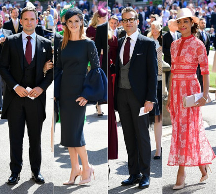 Patrick J. Adams, Sarah Rafferty, Gabriel Macht e Gina Torres
