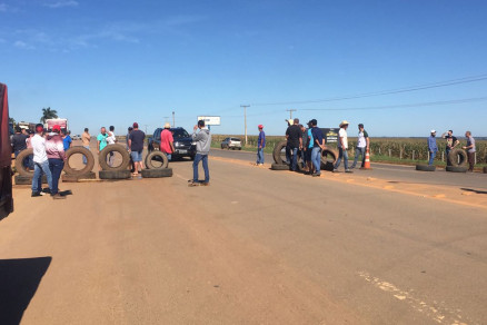 A paralisao dos motoristas ocorre desde segunda-feira (21)