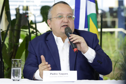 O governador Pedro Taques: preocupao com a falta de produtos