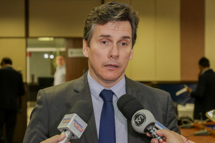 O secret�rio de Estado de Fazenda, Rog�rio Gallo