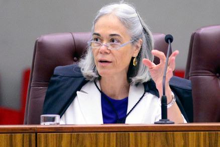A presidente do STJ (Superior Tribunal de Justia), Maria Thereza Moura