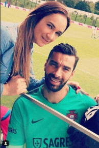 Vera Ribeiro  mulher do goleiro Rui Patrcio, titular de Portugal