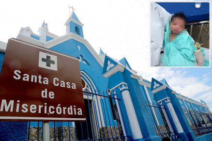 Beb est internada na Santa Casa de Misericrdia desde o dia 6 de junho