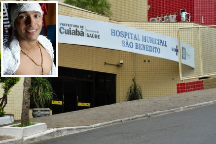 O trapezista Rogendegson Ramos de Abreu, que estava internado no So Benedito