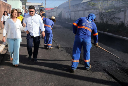 A prefeita de V�rzea Grande, Lucimar Campos