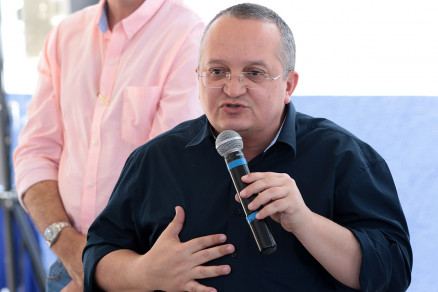 O governador Pedro Taques, que citou uni�o de advers�rios contra ele 