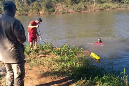 Uma das vtimas foi encontrada ar margens do rio a outra estava submerso