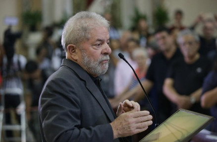 O ex-presidente Lula, que foi condenado no caso do triplex