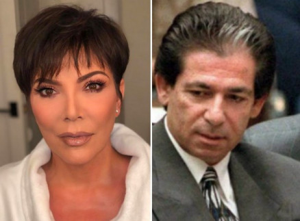 A socialite Kris Jenner e o advogado e empresrio Robert Kardashian (1944-2003)