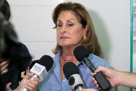 A prefeita Lucimar Campos, que lanou programa de asfaltamento 