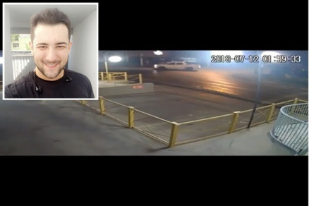 Imagens de acidente foram divulgadas pela Polcia Civil