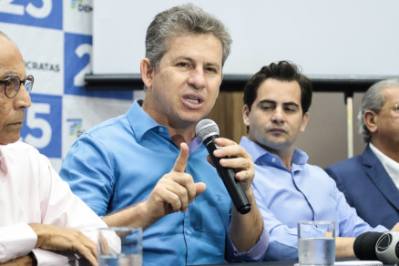 O ex-prefeito de Cuiab Mauro Mendes, que oficializou pr-candidatura ao Governo