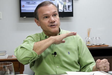 O senador Wellington Fagundes, ru no esquema das Sanguessugas