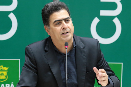 O prefeito Emanuel Pinheiro, que foi denunciado pelo Ministrio Pblico 