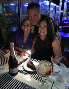 Susana Vieira com o filho, Rodrigo Vieira, e da nora, Ketryn Goetten