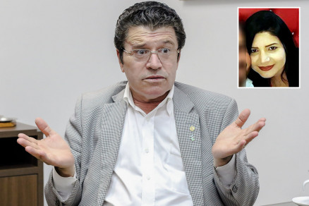 No detalhe, Ester Galli, que  filha do deputado federal Victrio Galli e virou r em ao proposta pelo MPE