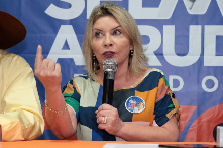 A candidata Selma Arruda, que se diz 