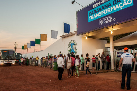  A Caravana da Transforma��o � um programa implantado pelo Governo de Mato Grosso em 2016