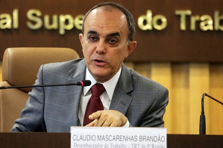 O ministro Cludio Brando, do Tribunal Superior do Trabalho