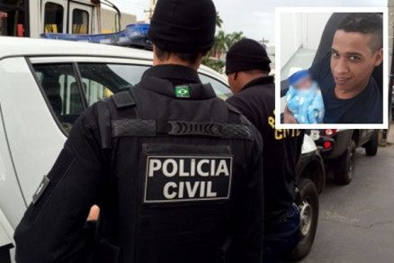 Corpo do mecnico Geovane Lucas da Silva, de 22 anos (detalhe), foi encontrado na segunda-feira (10)