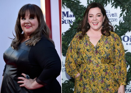 A atriz Melissa McCarthy em foto de 2013 e um registro feito no Festival de Cinema de Toronto