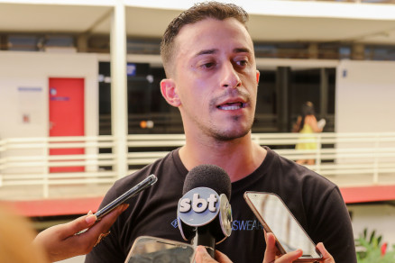 O ex-aluno do Corpo de Bombeiros, Maurcio Jnior dos Santos