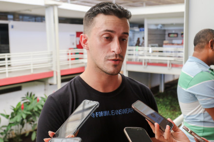 O ex-aluno do Corpo de Bombeiros, Maurcio Jnior dos Santos 