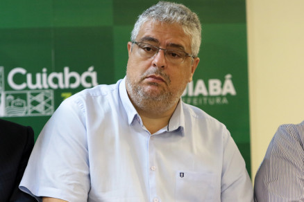 O secretrio de Obras Pblicas de Cuiab, Vanderlcio Rodrigues