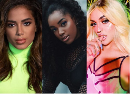 Anitta, IZA e Pabllo indicadas ao Grammy Latino