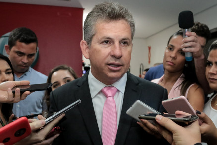 O candidato a governador Mauro Mendes: estratgia para os ltimos dias de campanha