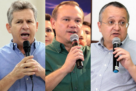 Mauro Mendes, Wellington Fagundes e Pedro Taques: resultado das urnas
