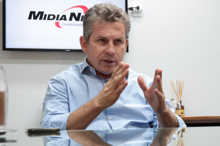 O governador eleito Mauro Mendes, que est definindo sua equipe de transio