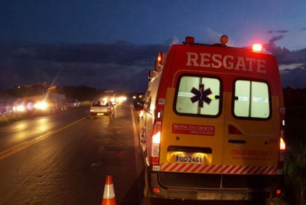 Uma viatura de resgate da Rota do Oeste socorreu o menino, mas ele morreu durante atendimento