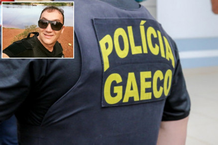 O delegado Edison Pick (no detalhe) que foi preso pelo Gaeco