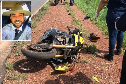 Motociclista no resistiu e morreu ainda no local do acidente
