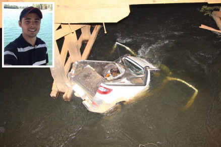 O estudante de agronomia Leandro Camargo Obreg�o (no detalhe)