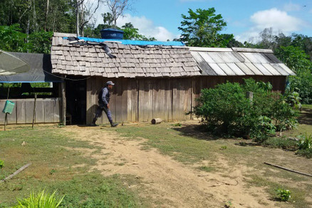 A fazenda Magali, em Colniza, que foi invadida por um grupo de 200 pessoas