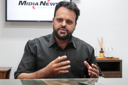 O deputado Delegado Claudinei, que usou a tribuna para criticar colega 