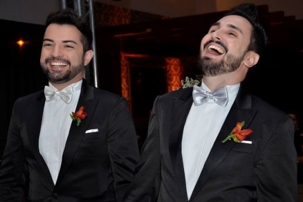 Everson e Jonathan Rosa realizaram grande festa de casamento, em 2016