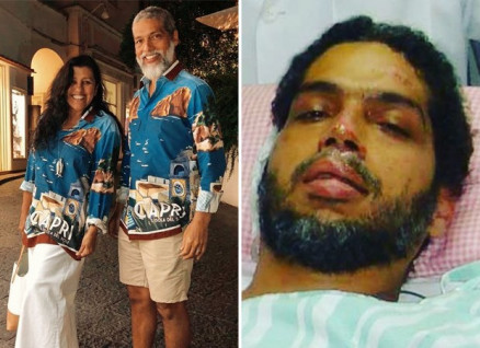 Regina Cas e o marido, Estevo Ciavatta