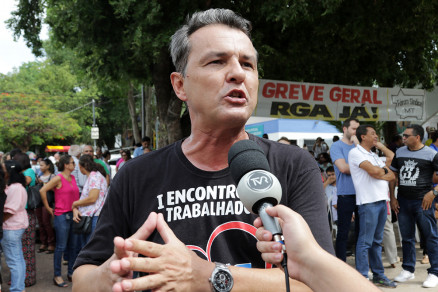 O sindicalista Oscarlino Alves, um dos membros do F�rum Sindical