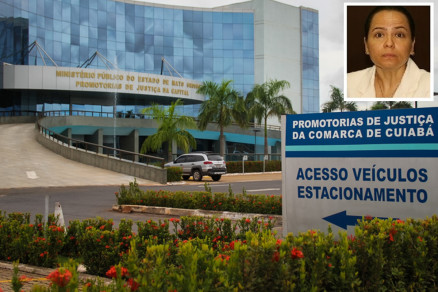 A promotora de Justia Fania Helena (no detalhe), que  investigada pelo CNMP