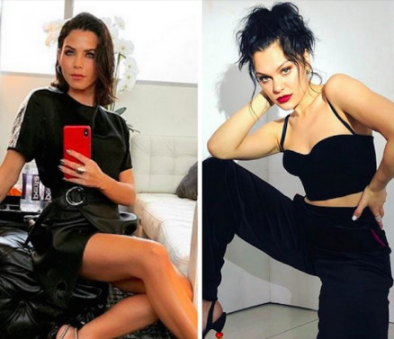 A danarina Jenna Dewan e a cantora Jessie J 